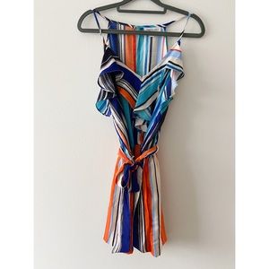 Jennifer Lopez Striped Romper